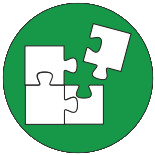 Ein Puzzle als Symbol für Ausbildungen